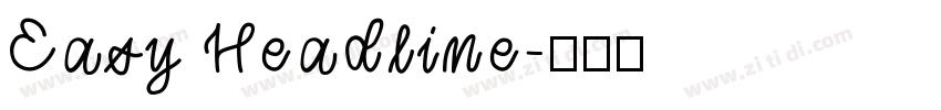 Easy Headline字体转换